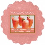 Yankee Candle vonný vosk do aroma lampy White Strawberry Bellini Bílý jahodový koktejl 22 g – Hledejceny.cz