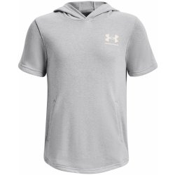 Under Armour RIVAL TERRY SS HOODIE K šedá 1377252-011