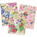 Pigna Školní sešit Nature Flowers A5 čistý mix motivů – Zboží Dáma