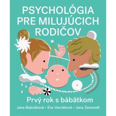 Psychológia pre milujúcich rodičov - Jana Bašnáková, Eva Vavráková, Jana Zemandl, Daniela Olejníková ilustrátor – Zbozi.Blesk.cz