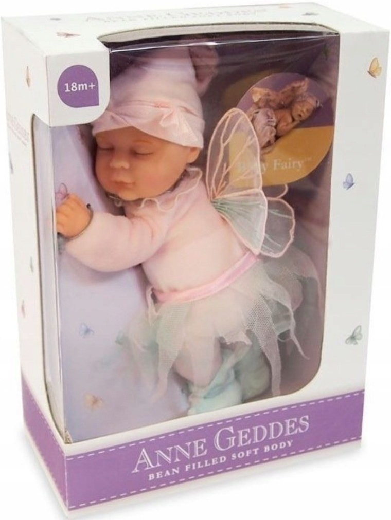 Anne Geddes spící miminko víla