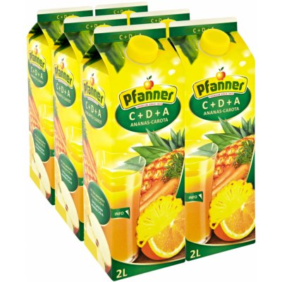 Pfanner Nektar C-D-A ananas-mrkev 40% 2000 ml – Sleviste.cz