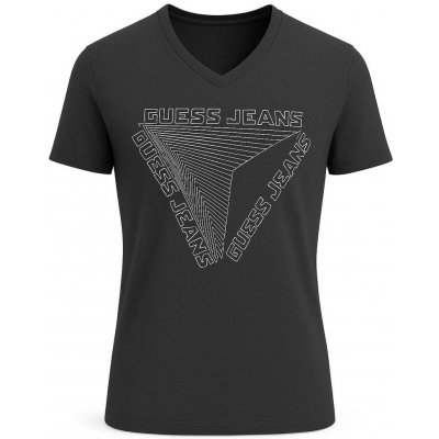 Guess Ivan v neck černé – Zbozi.Blesk.cz