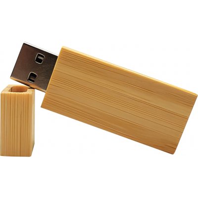 Microdrive USB Flash disk - Dřevěný - 64 GB - USB 2.0 - Bambus - Hranatý