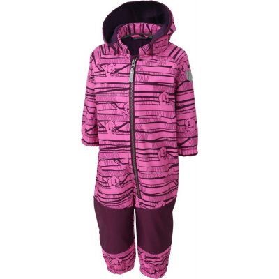 Dětský softshellový overal Color Kids Kajo phlox pink – Zboží Dáma