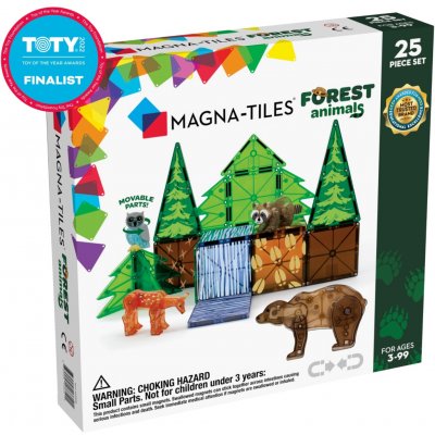 Magna-Tiles Zvířátka v lese 25 ks – Zboží Mobilmania