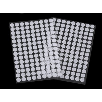 Suchý zip samolepící kolečka plyš+háčky 1 cm - 126 ks – Hledejceny.cz
