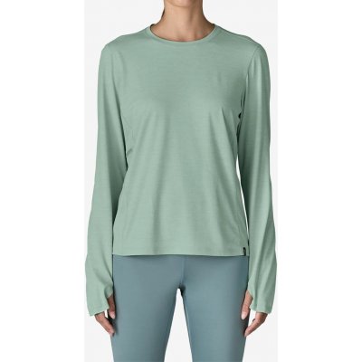 Patagonia Long Sleeved Cap Cool Sun Shirt Women Nouveau Green Blue Sage X Dye zelená – Hledejceny.cz