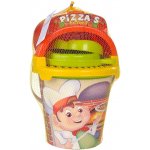 Androni Pizza pískový set kyblík se sítkem a nástroji 7 ks plast – Zboží Dáma Androni Pizza pískový set kyblík se sítkem a nástroji 7 ks plast – Zboží Dáma