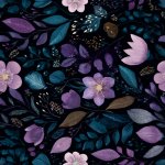 Takoy Elastická krajka 15 cm s potiskem fialové květiny Relax – Zboží Dáma