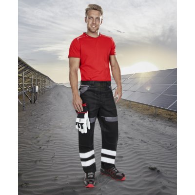 Ardon H8937 kalhoty pas Cool Trend černo-šedé reflexní – Zboží Mobilmania