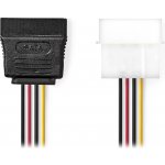 NEDIS Interní napájecí kabel | Molex Zástrčka - SATA 15-pin Zásuvka | 0,15 m | Různé – Sleviste.cz