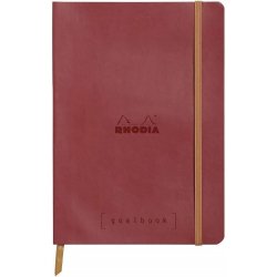 Rhodia Zápisník tečkovaný Goalbook A5 90g/m2,112 listů červený obal
