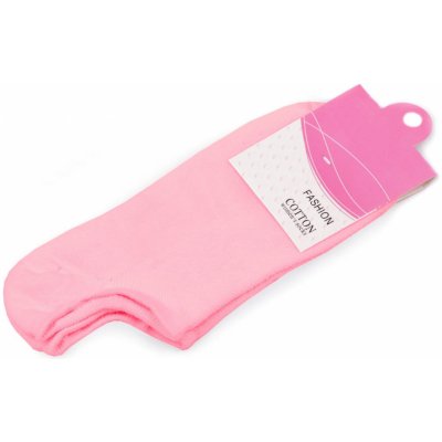Prima-obchod Dámské / dívčí bavlněné ponožky do tenisek, 4 růžová světlá
