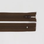 Spirálový zip, šíře 3 mm, délka 60 cm, hnědá – Hledejceny.cz