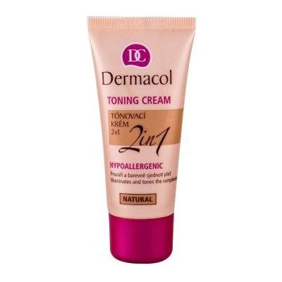 Dermacol Toning Cream 2v1 lehký tónovací krém Bronze 30 ml – Sleviste.cz