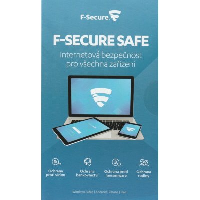 F-Secure SAFE 6 měs. 3 lic. (FCFXBR1N001XN) – Zboží Živě