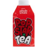Popstar Tea ledový čaj s příchutí jahody a máty 0,5 l – Zboží Dáma