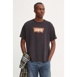 Levi's Bavlněné tričko černá s potiskem 000RY