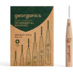 Georganics mezizubní kartáček z bukového dřeva ISO 2 / 0,5 mm 6 ks – Zboží Dáma