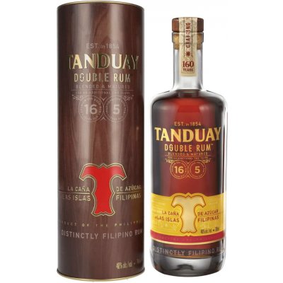 Tanduay Double Rum 16&5l 40% 0,7 (tuba) – Sleviste.cz