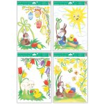 Anděl Okenní fólie rohová velikonoční motivy 33,5 x 25,5 cm – Hledejceny.cz