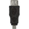 Adaptér a redukce k mobilu Nedis USB micro B na USB A černý CCGB60901BK