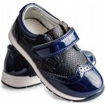 Laky polobotky profilované suchý zip modré – Zboží Dáma