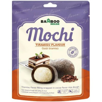Bamboo House Mochi tiramisu příchuť rýžové koláčky 180 g – Sleviste.cz