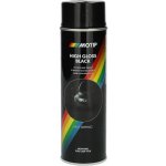 Motip High Gloss Black černý lesklý akrylový lak 500 ml – Sleviste.cz