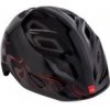 Cyklistická helma MET Elfo plameny-černá 2020
