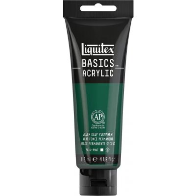 Liquitex Basics umělecká barva akrylová permanentní tmavá zelená 118 ml – Hledejceny.cz