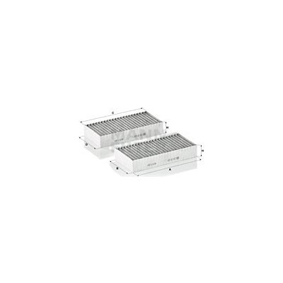 MANN-FILTER Filtr, vzduch v interiéru CUK 26 028-2 – Hledejceny.cz