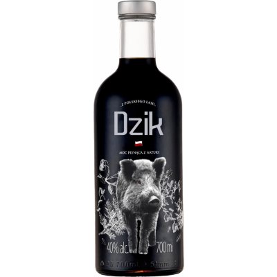 Dębowa Vodka Black Dzik 40% 0,7 l (holá láhev) – Zbozi.Blesk.cz
