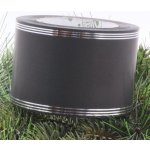 Smuteční stuha 3 pruhy - 8cm/50y - černá stříbrný pásek - ST1952 – Hledejceny.cz