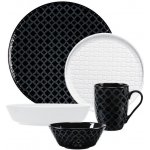 Lubiana porcelánová souprava Marrakesh Black & White 30 dílná – Zboží Dáma