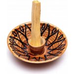 Podložka pod vonné tyčinky Phoenix import dřevo 12,5 x 12,5 cm – Zboží Dáma