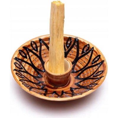Podložka pod vonné tyčinky Phoenix import dřevo 12,5 x 12,5 cm – Zboží Dáma