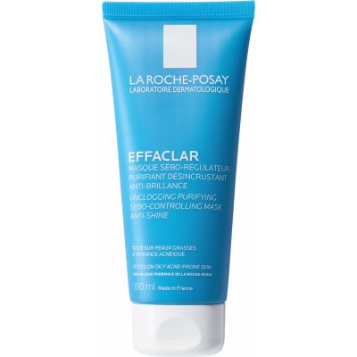 La Roche Posay Effaclar čistící maska pro redukci kožního mazu a minimalizaci pórů Paraben Free 100 ml – Zboží Mobilmania