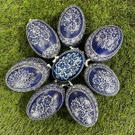 Ručně malované velikonoční husí kraslice na zavěšení, 1ks – Hledejceny.cz