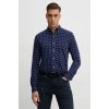 Pánská Košile Polo Ralph Lauren bavlněná košile slim s límečkem button-down 710951941 tmavomodrá