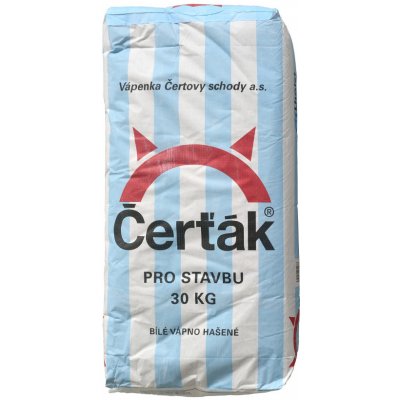 Čerťák bílé vápno hašené 30 kg – HobbyKompas.cz