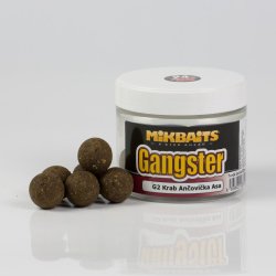 Mikbaits Boilies Gangster Extra Hard G2 Krab Ančovička Asa 300ml 30mm