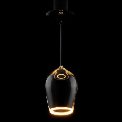 Segula LED žárovka Floating Red Wine černá, E27 5 W 922 55464 – Zboží Mobilmania