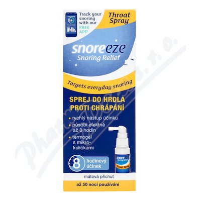 Snoreeze Sprej do hrdla proti chrápání 23,5 ml – Zboží Mobilmania