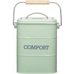 Kitchen Craft Living Nostalgia koš na bioodpad 3 L Vintage Green