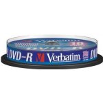 Verbatim DVD-R 4,7GB 16x, cake 10ks (43523) – Hledejceny.cz