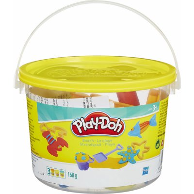 Play-Doh malý kyblík s kelímky a formičkami plážový set