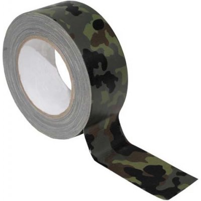 Bundeswehr Páska lepící textilní 5 cm x 25 m flecktarn – Hledejceny.cz