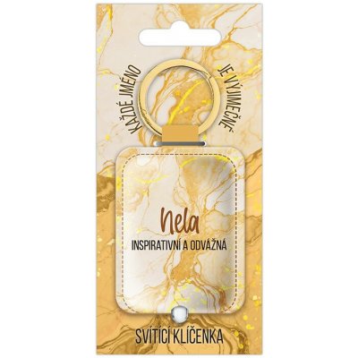 Přívěsek na klíče Nekupto Svítící se jménem Nela – Hledejceny.cz